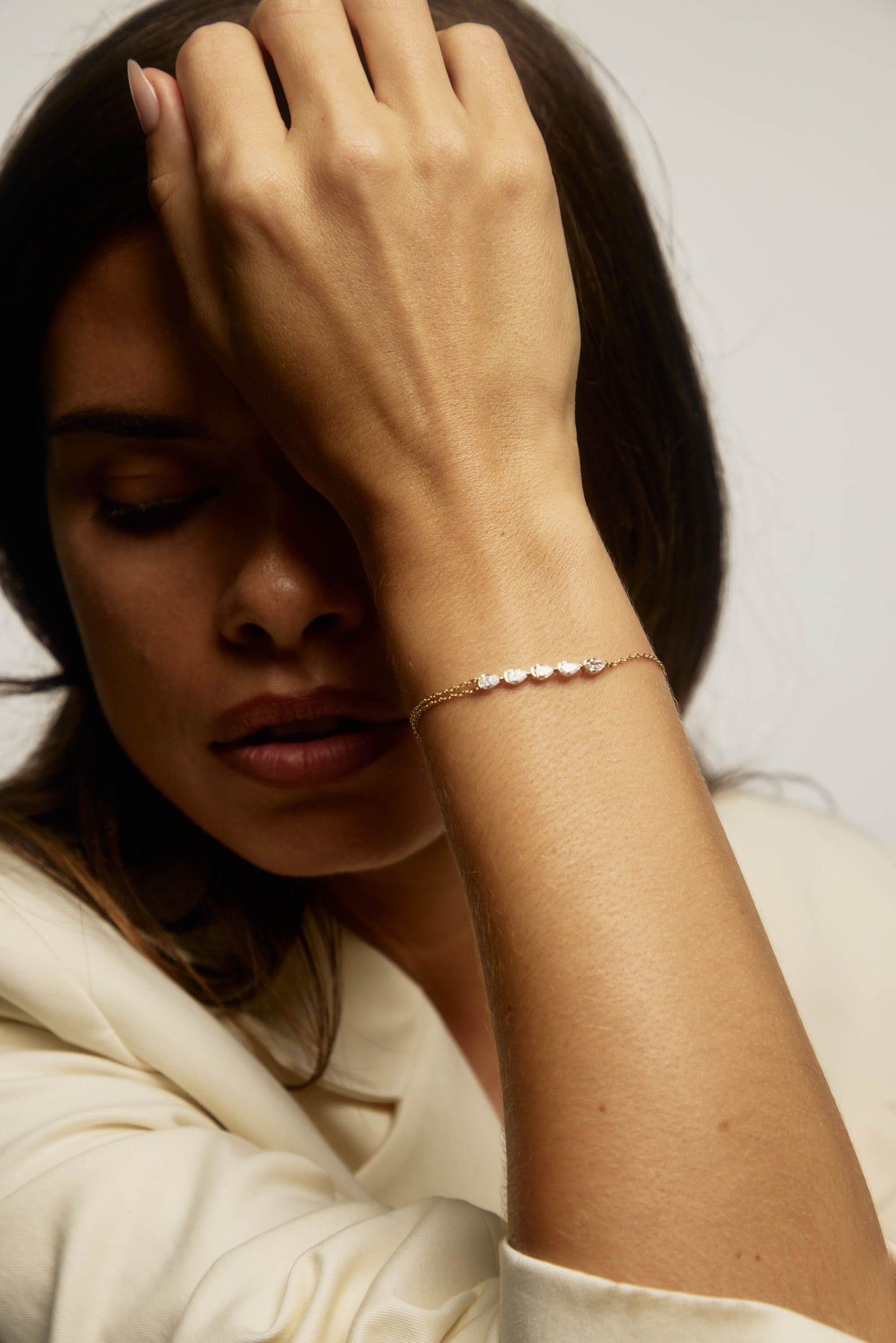 GIA diamond bracelet