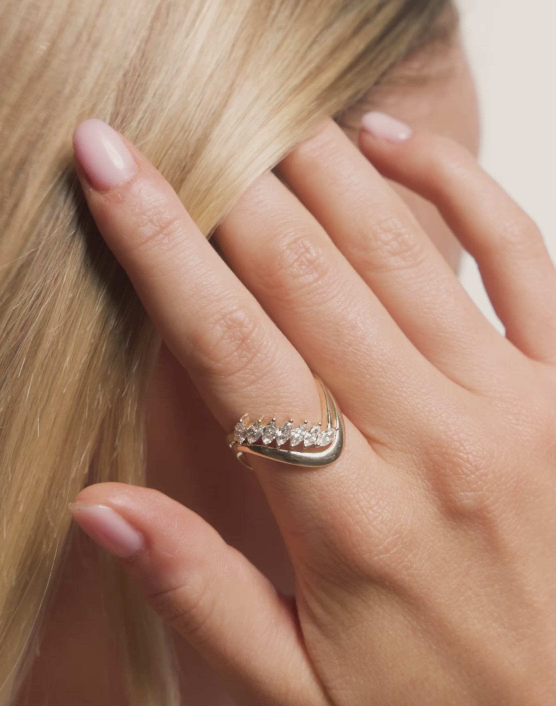Australian designed 9k solid yellow gold ring