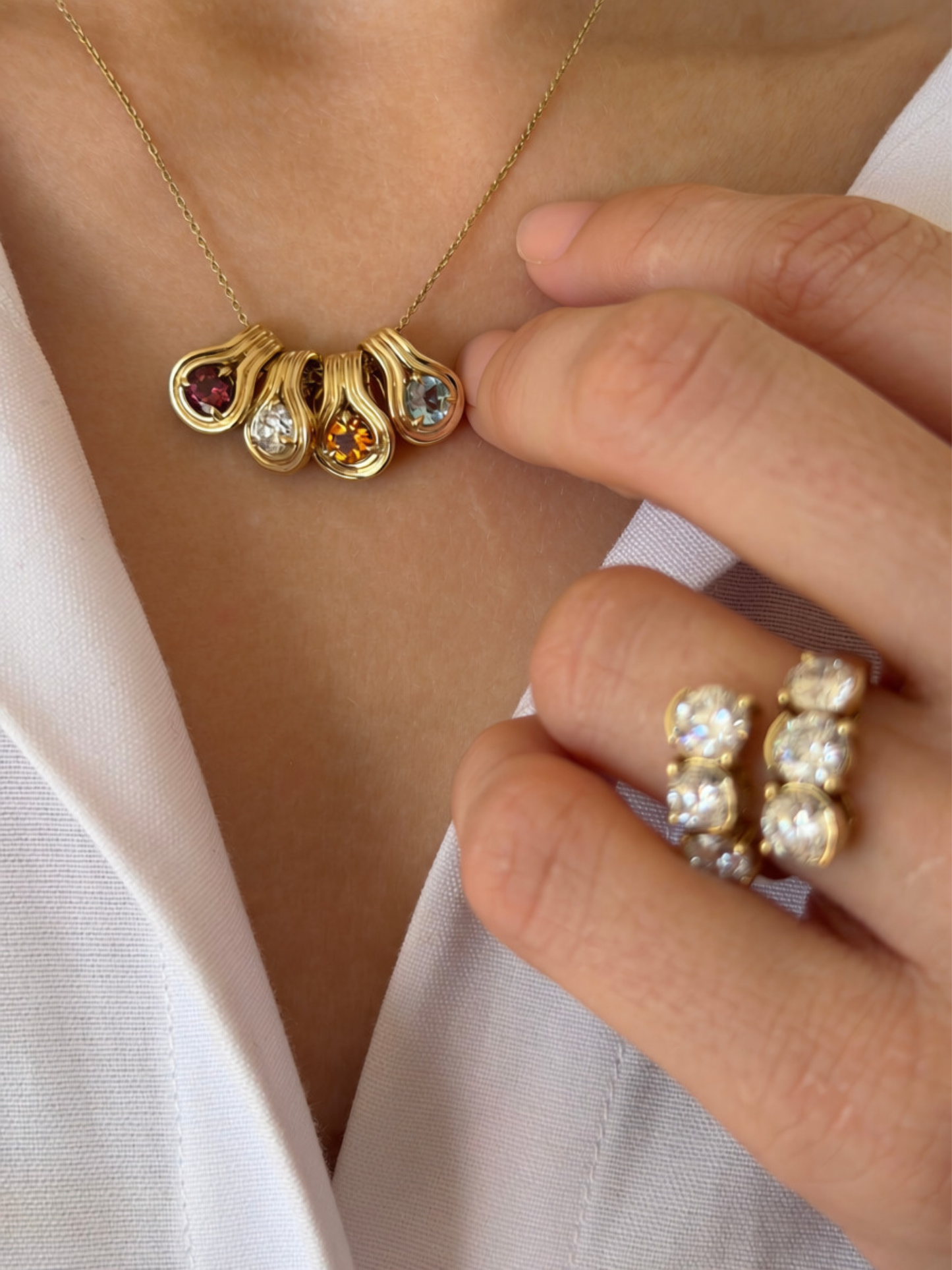 NOA birthstone pendant