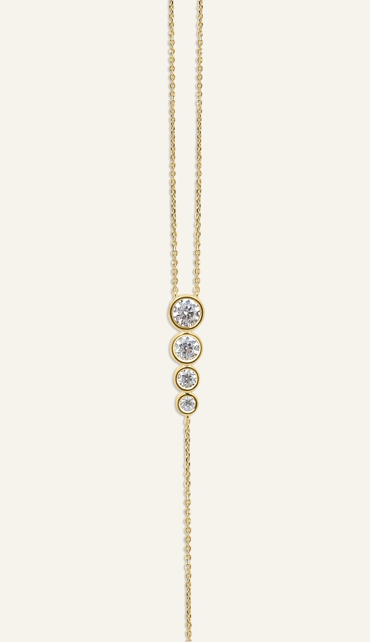 AYLA graduated diamond bracelet worn on the wrist, made in Australia by DÉSIR