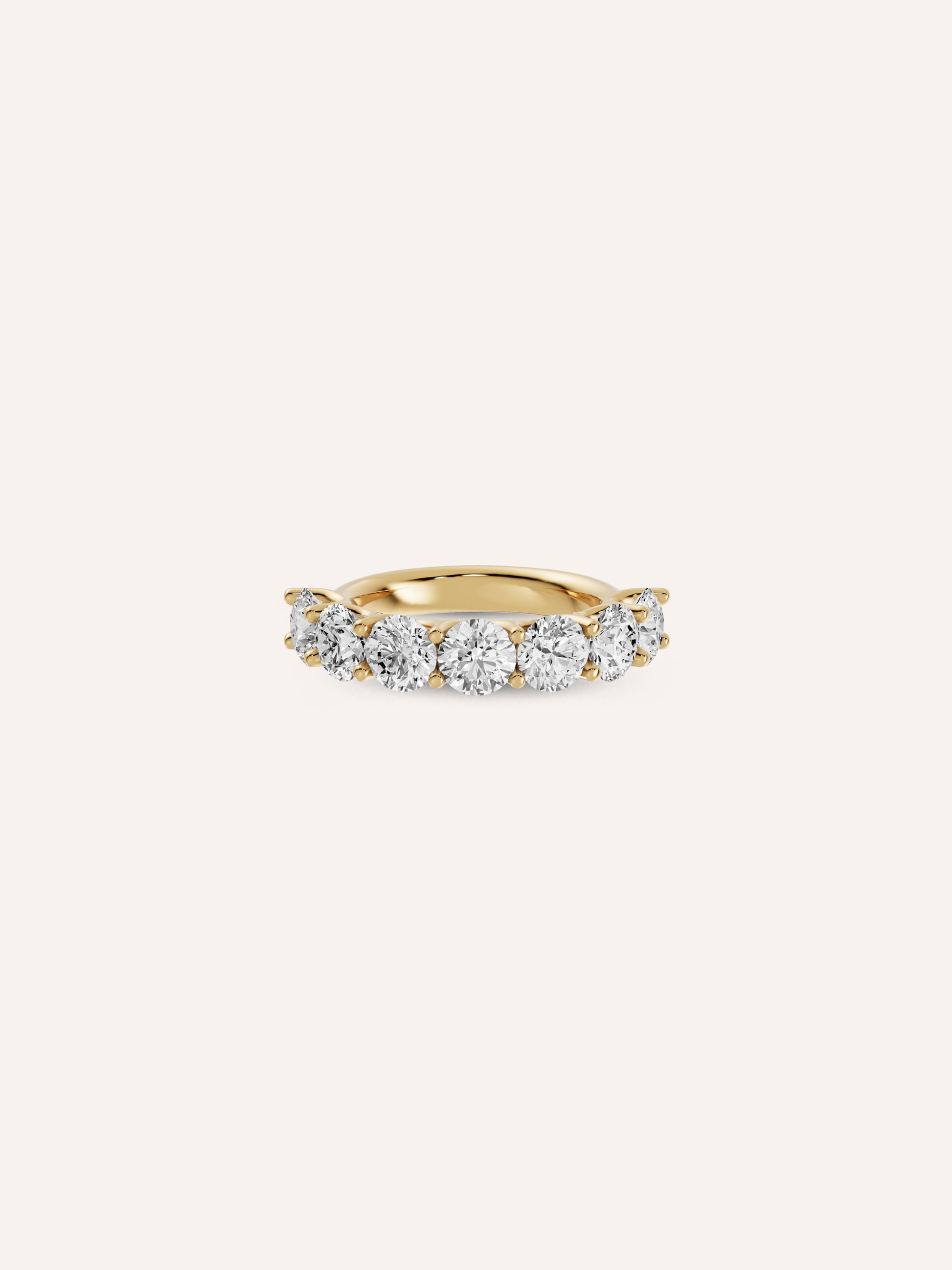 BONNI ring, a round diamond eternity ring in solid 18ct yellow gold by DÉSIR, an Australian wedding and engagement jeweller