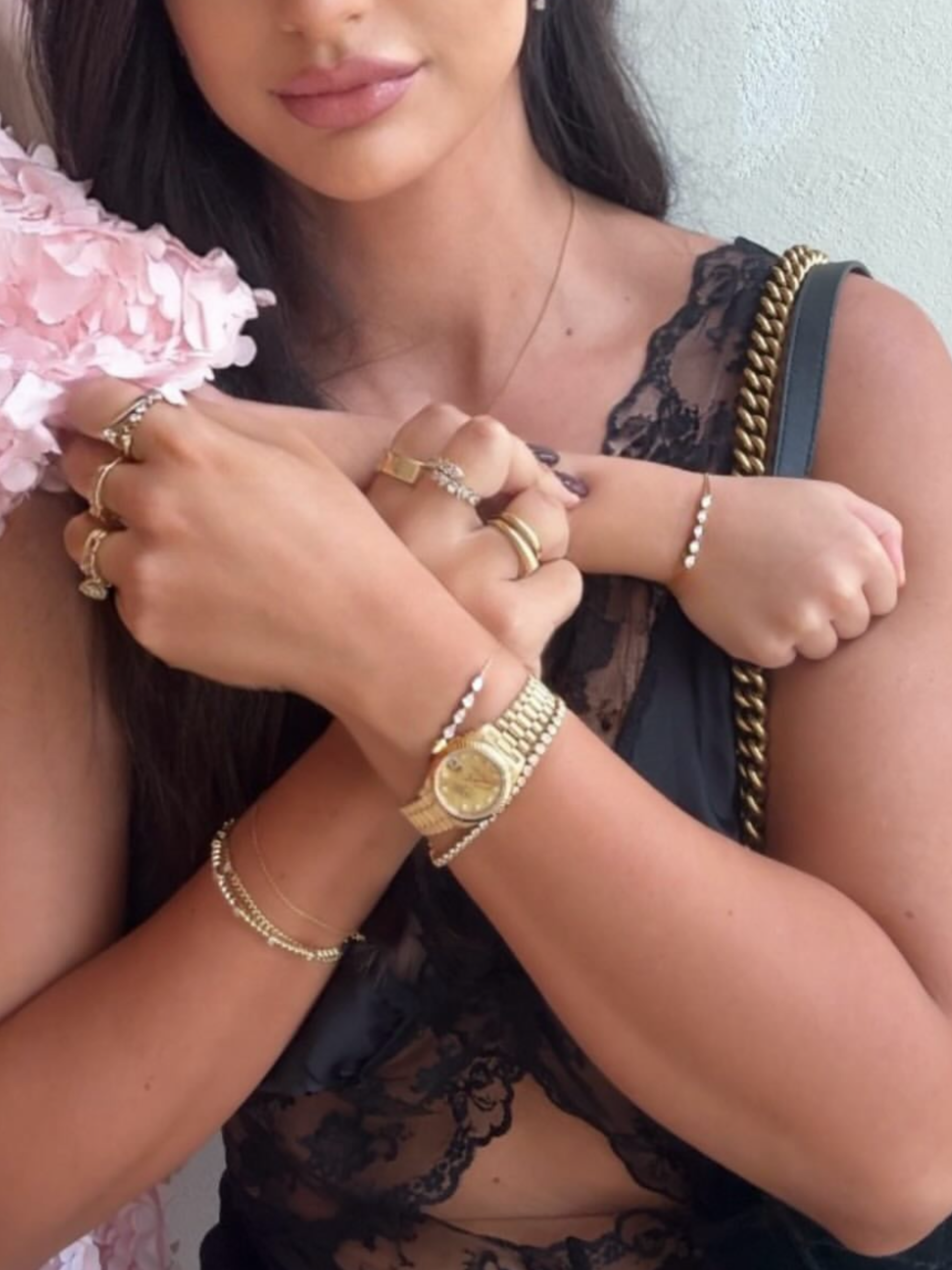 Mini GIA bracelet, east-west pear diamond bracelet for children in solid 14k yellow gold by DÉSIR, an Australian designer of fine jewellery for children